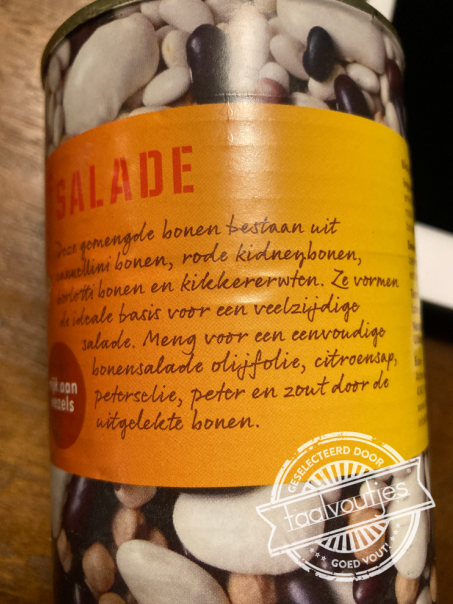 Niet geschikt voor vegetariërs.