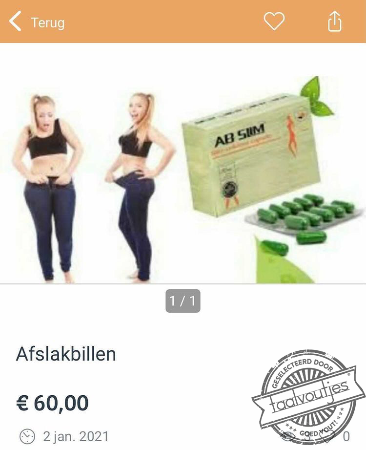 Hopelijk geen bittere pil.