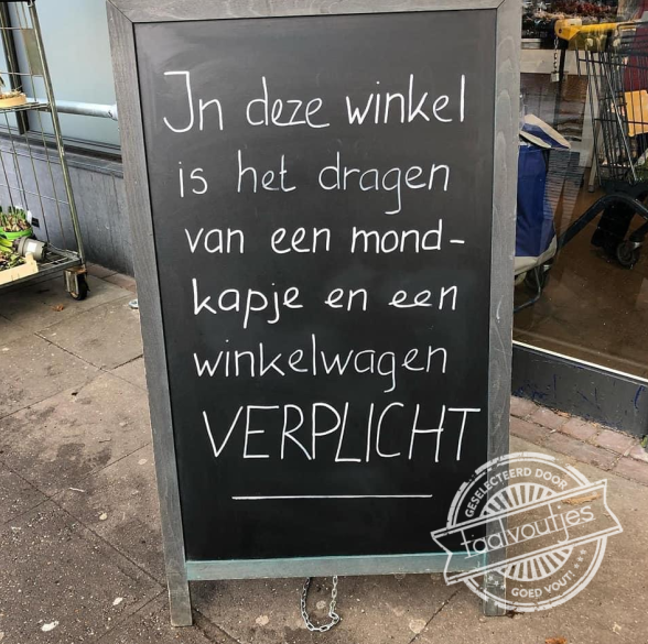 Een zware taak.