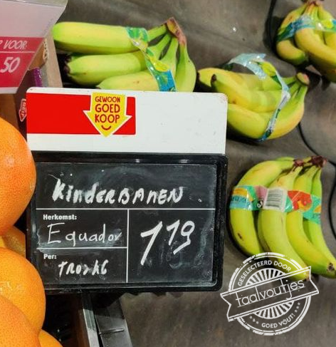 Dat lijkt me niet echt fairtrade.