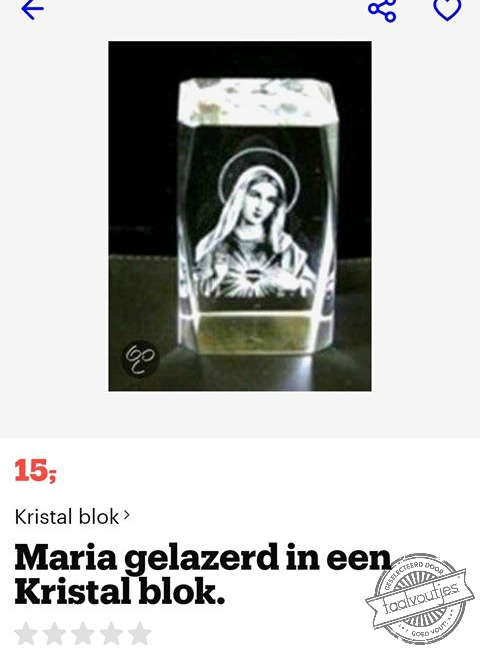 Dat zal geen zachte landing geweest zijn.