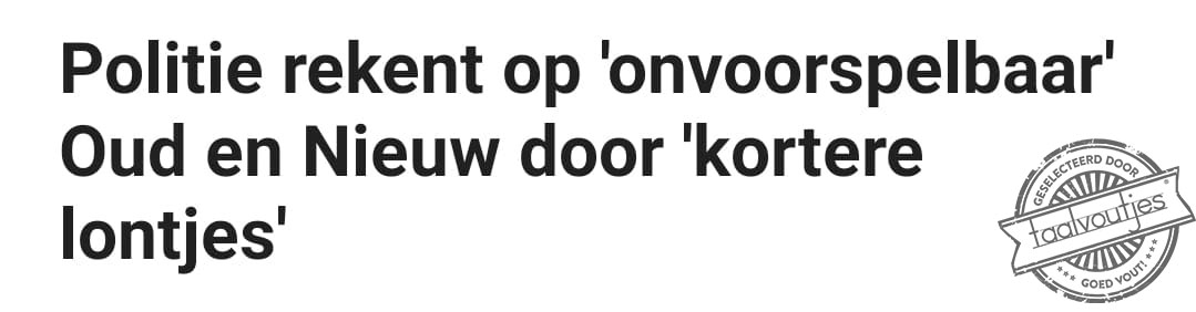 'Goed verhaal'.