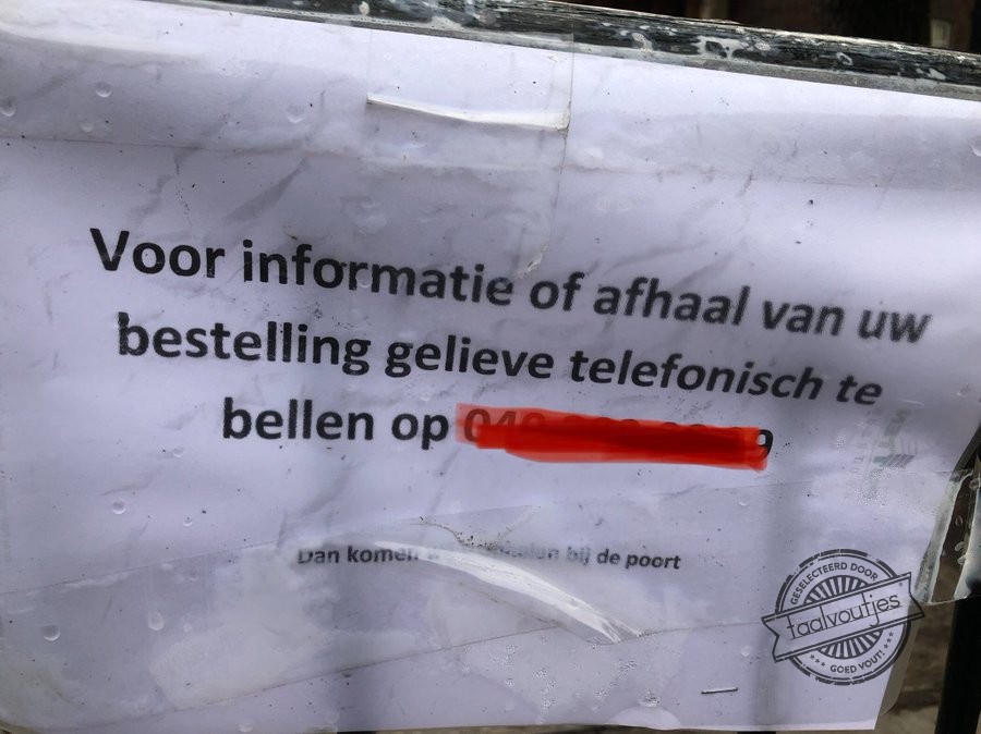 We bevestigen uw bestelling digitaal per e-mail.