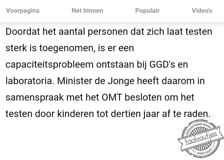 Ondanks het tekort aan zorgpersoneel?