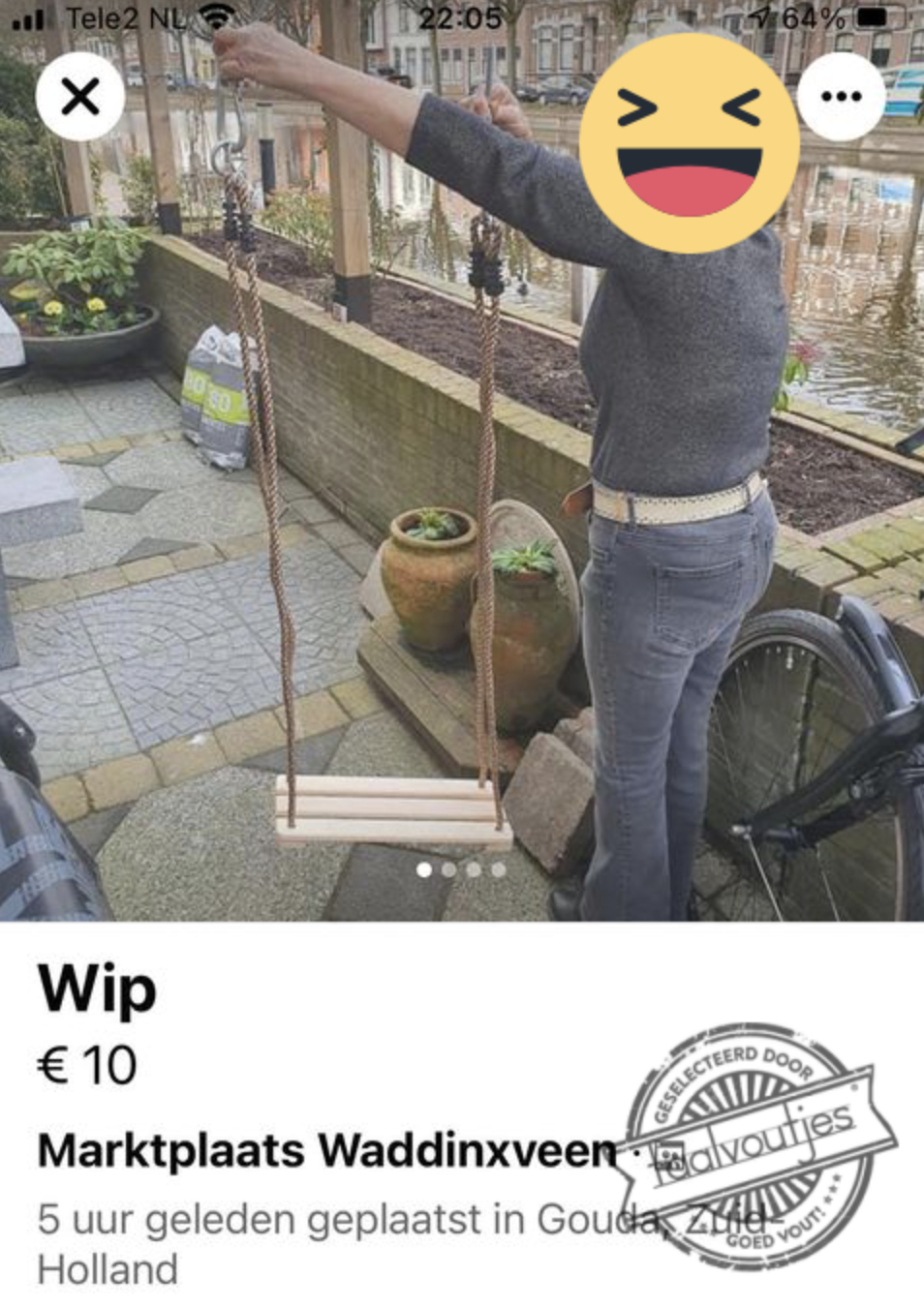 Geef er een slinger aan.