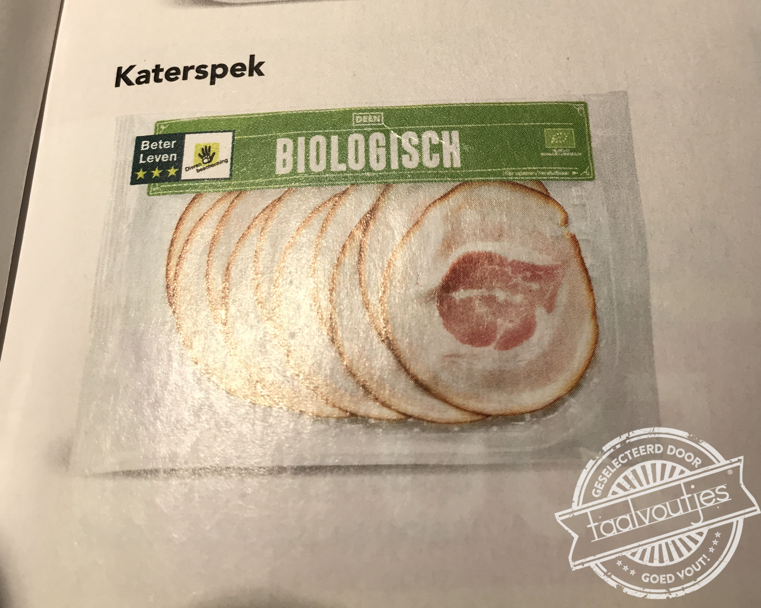 Voor de zondagochtend.