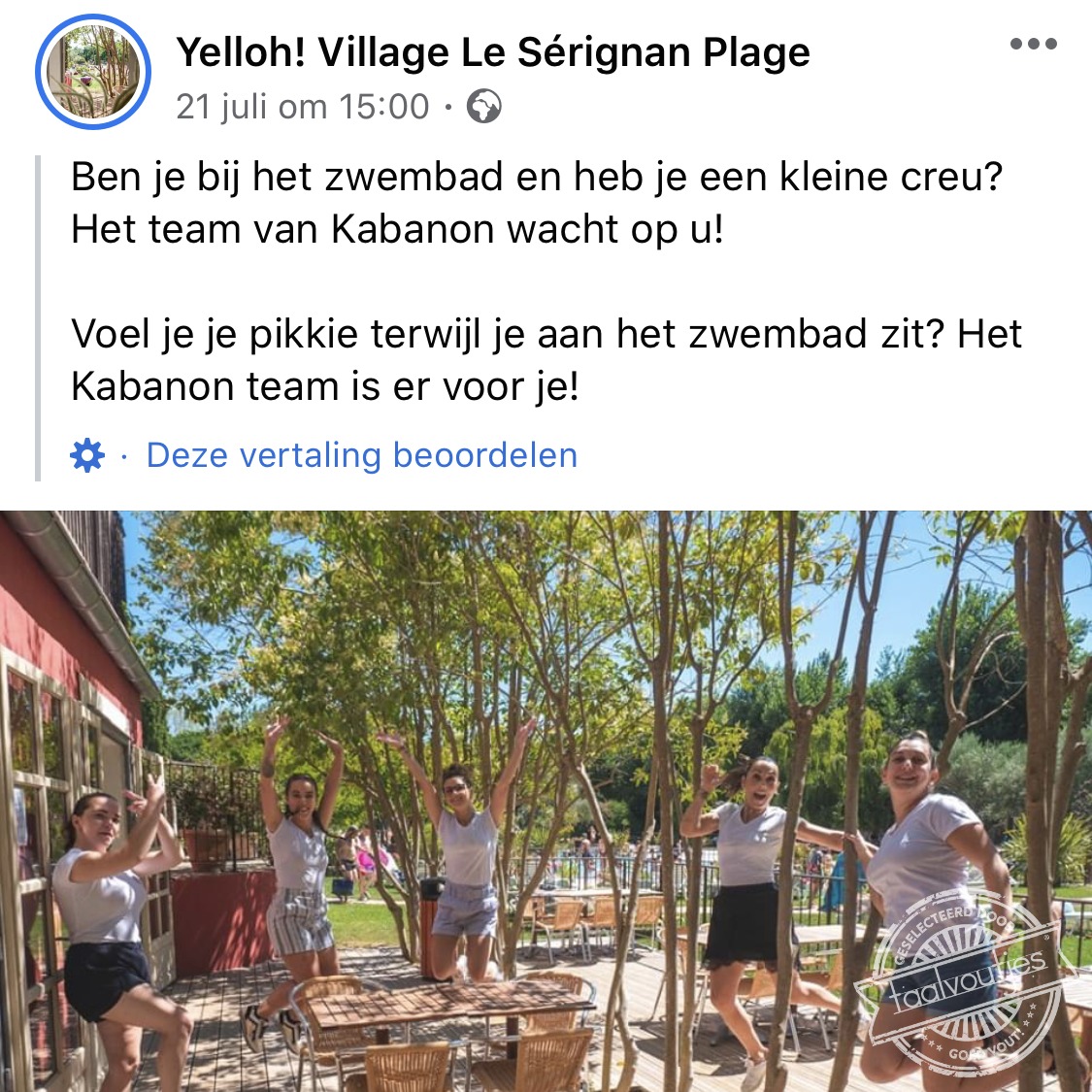 Vakantie met happy ending.