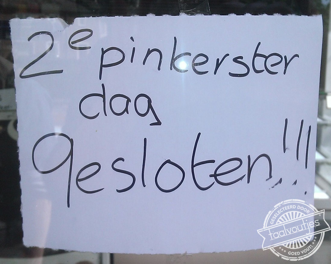 Als je niet kunt kiezen tussen twee feestdagen.