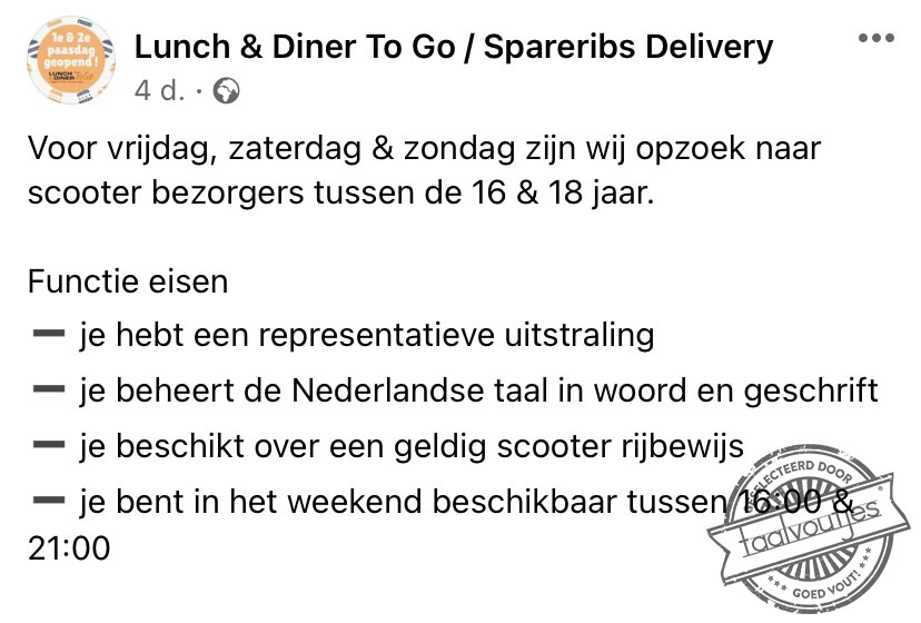 Nieuwe carrière voor meneer Van Dale.