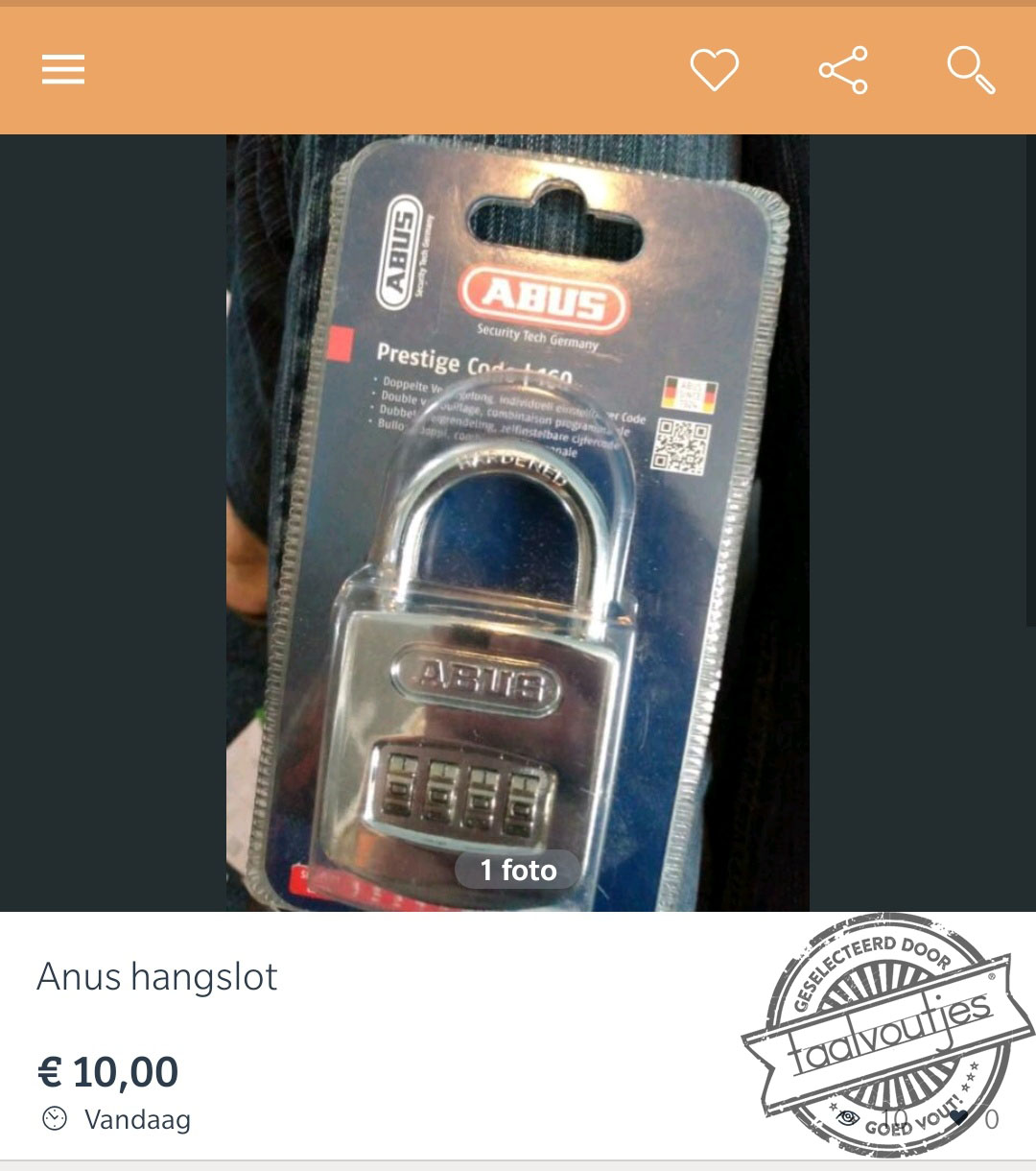 Moderne kuisheidsgordel.