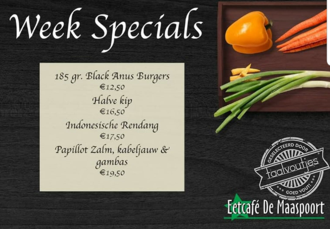 Het is maar waar je trek in hebt.