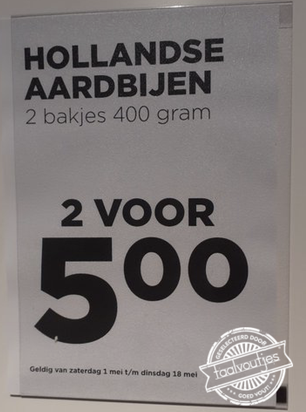 Ze vliegen de winkel uit.