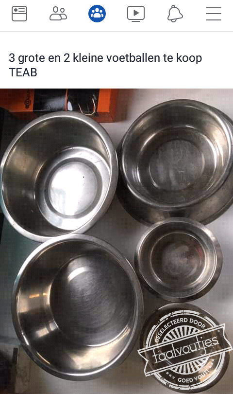 Om bitterballen te scoren.