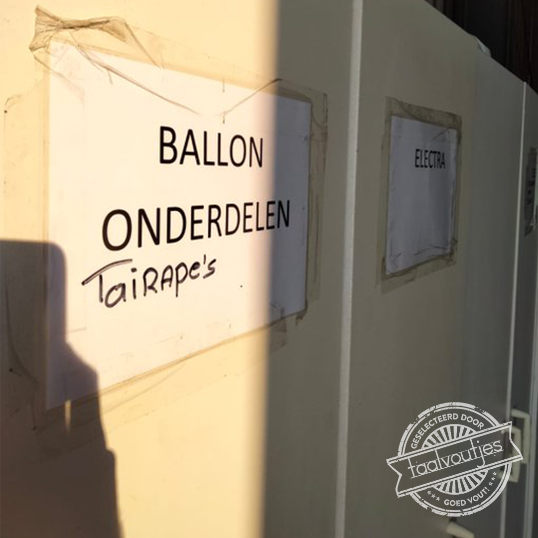 Verkrachting van de taal.