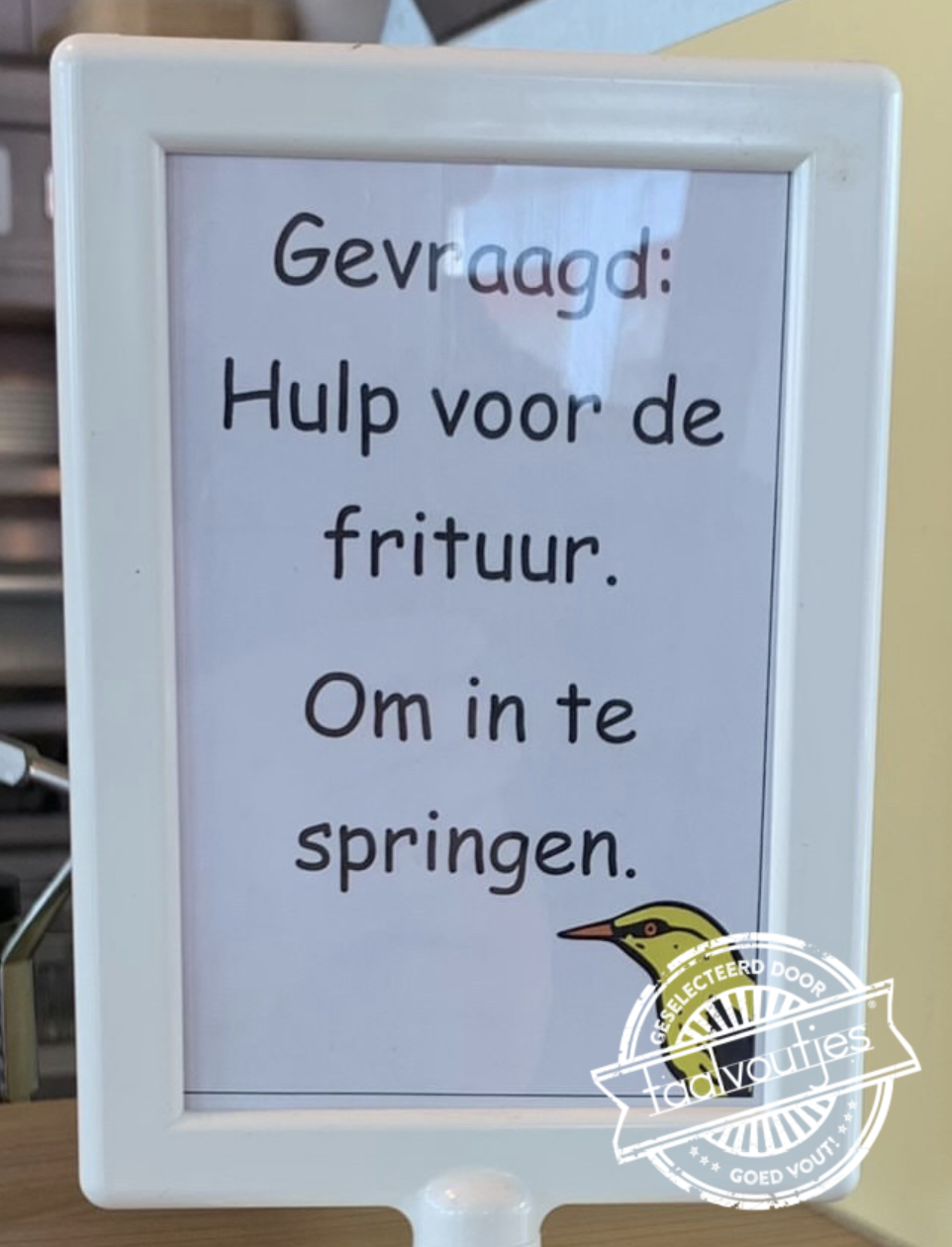 Vette bijbaan!