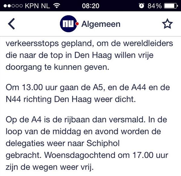 Jeetje, dan moet ik wel vroeg mijn nest uit...