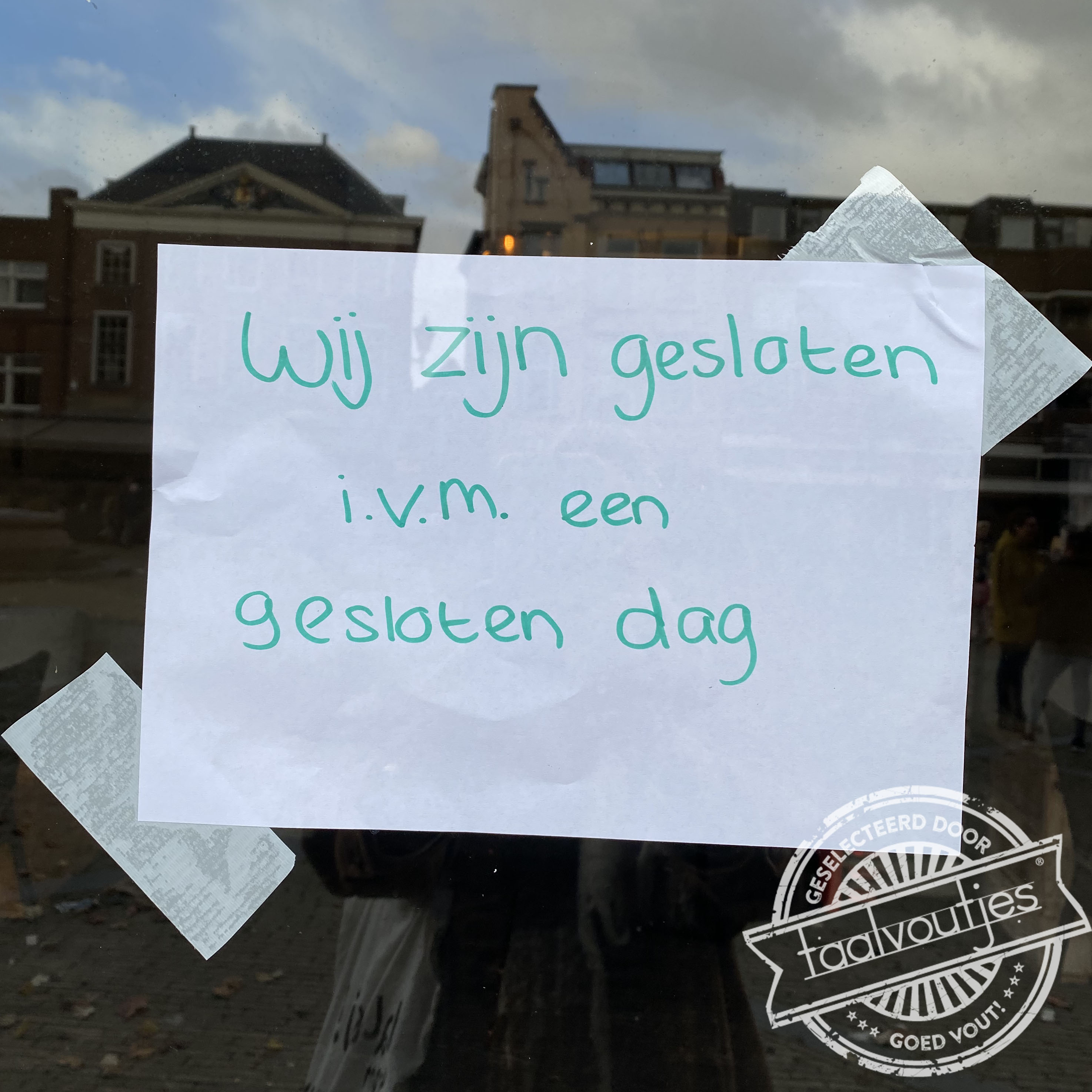 Je verwacht het niet.