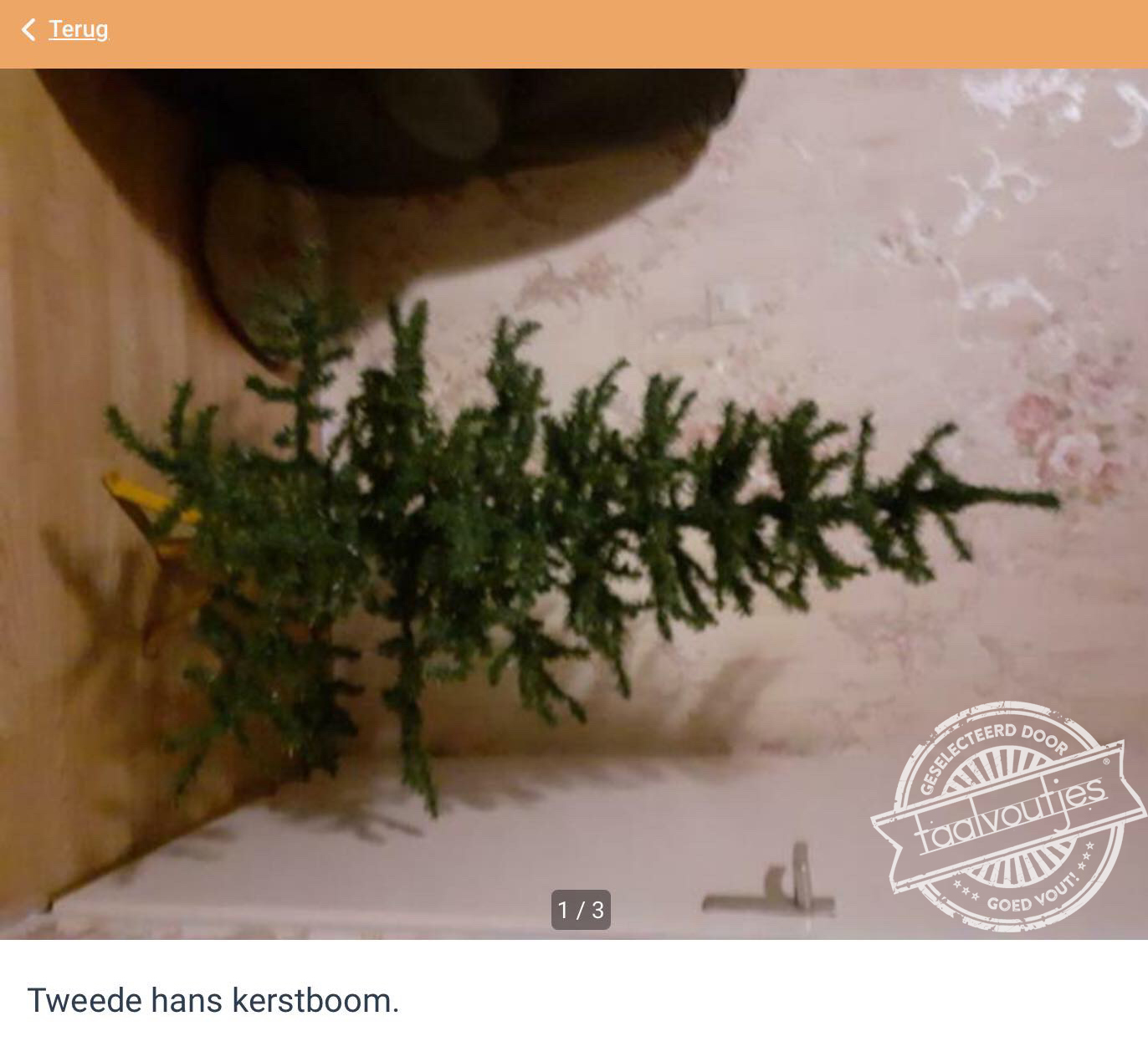 Wat een takkevent is-ie ook.