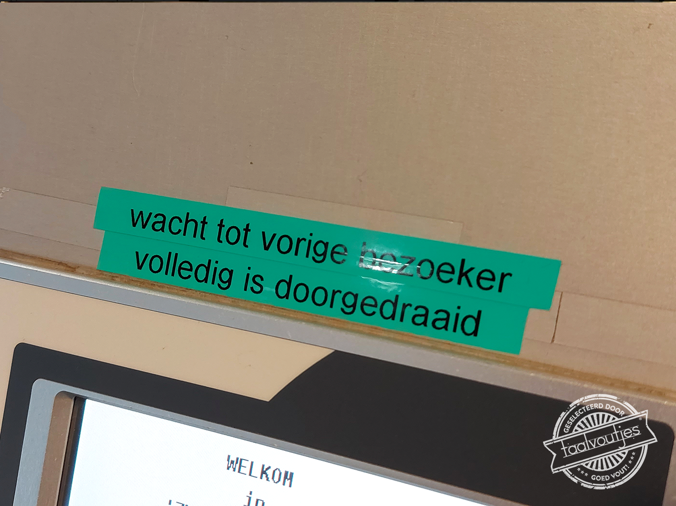 En maak je dan heel snel uit de voeten!