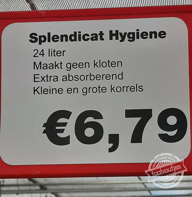 Voor de gecastreerde kat.
