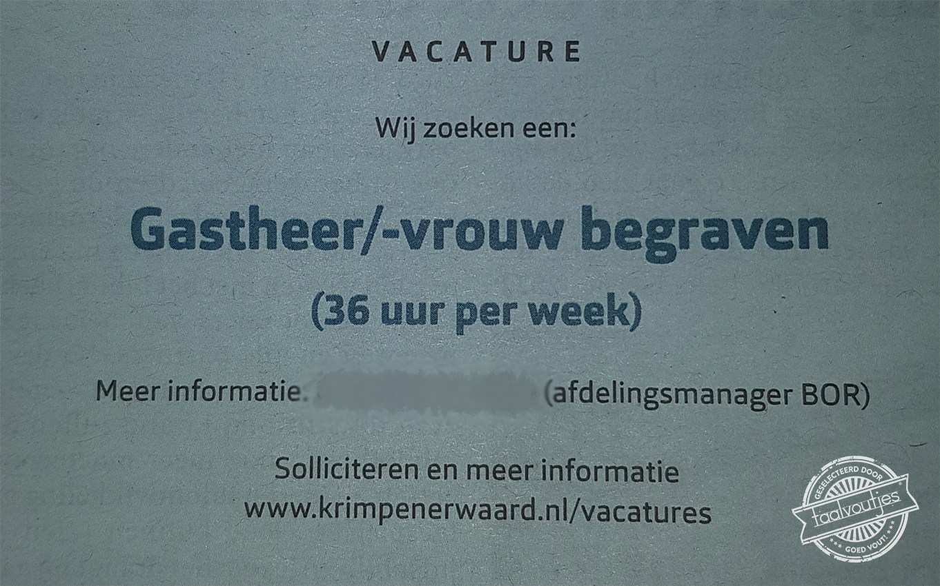 Wie een kuil graaft voor een ander ...