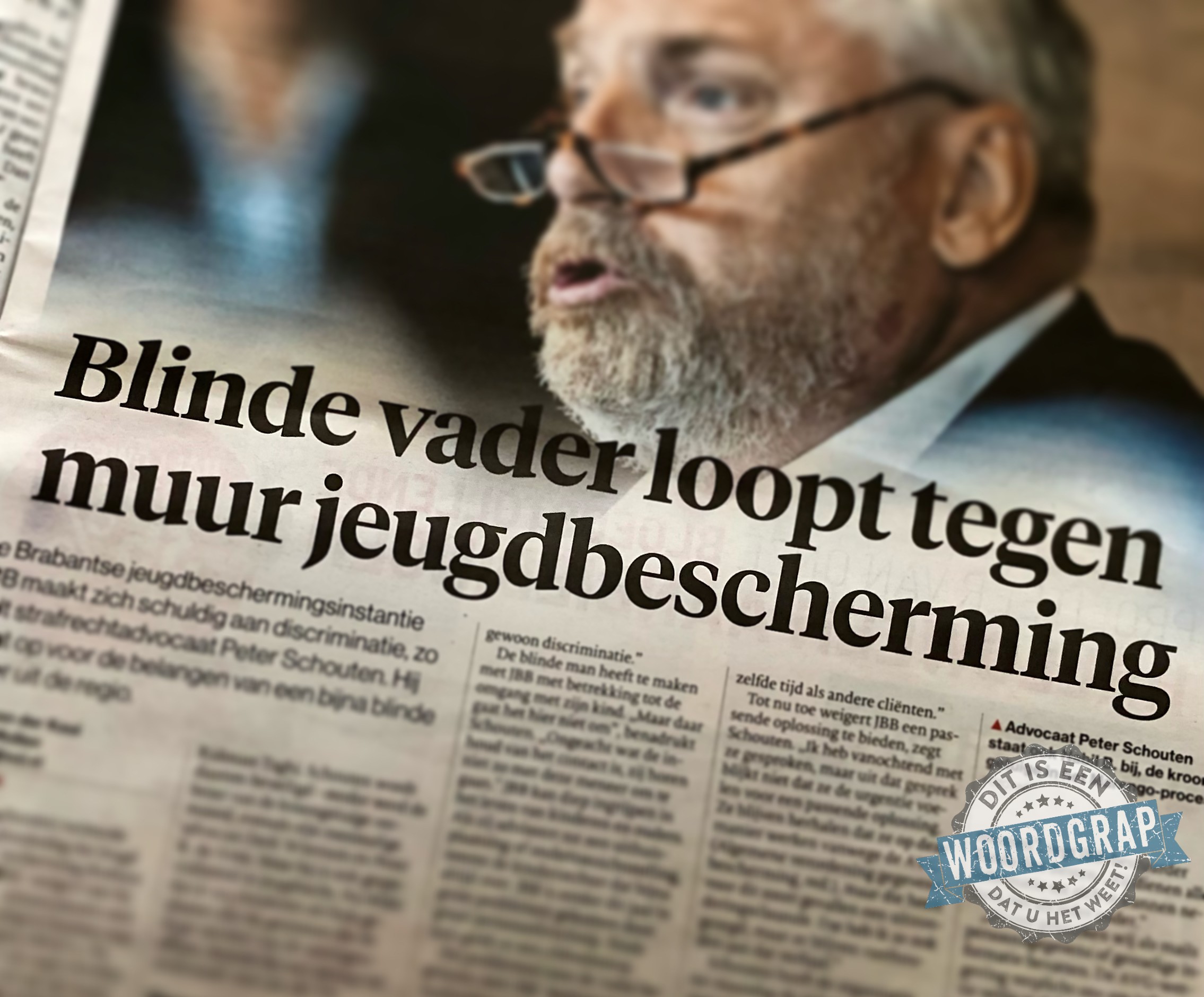 Begeleid die man dan ook.