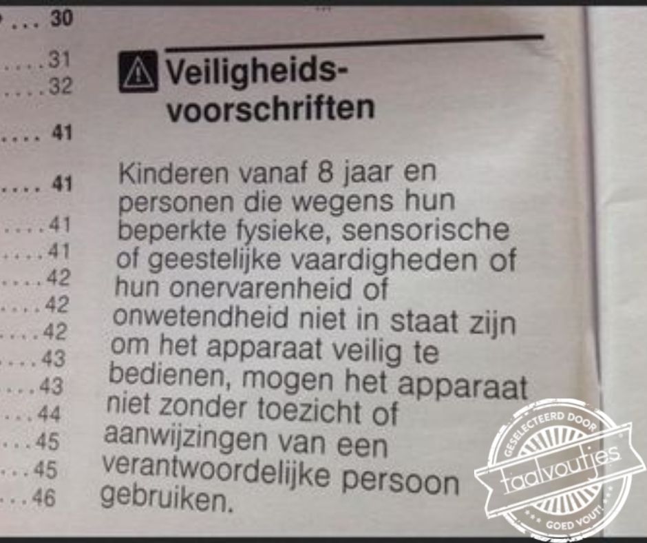 Een kind kan de was doen.
