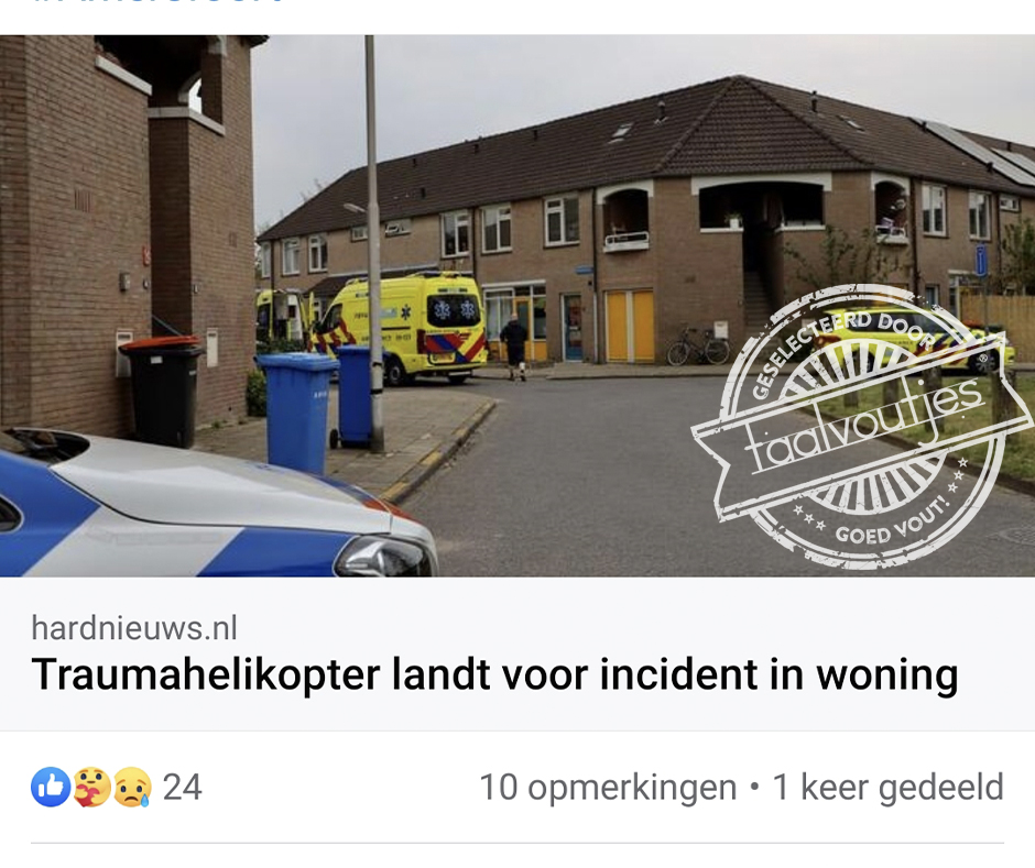 Via het dakraam?