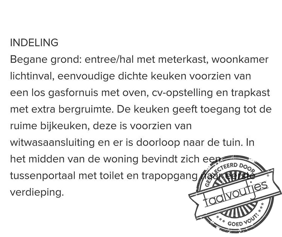 Zo blijft het allemaal nog een beetje betaalbaar.