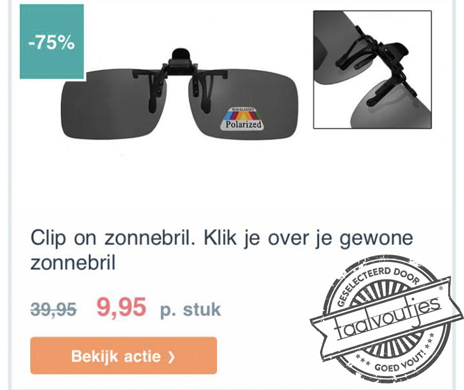 Voor extra donkere dagen.