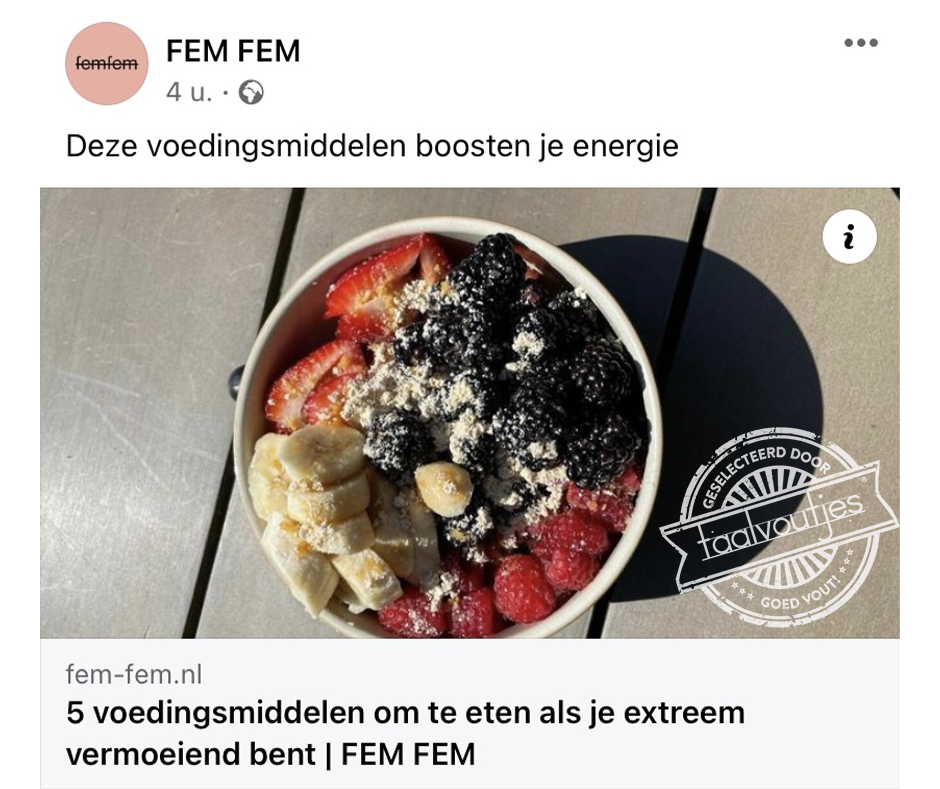 Ik weet nog wel iemand.