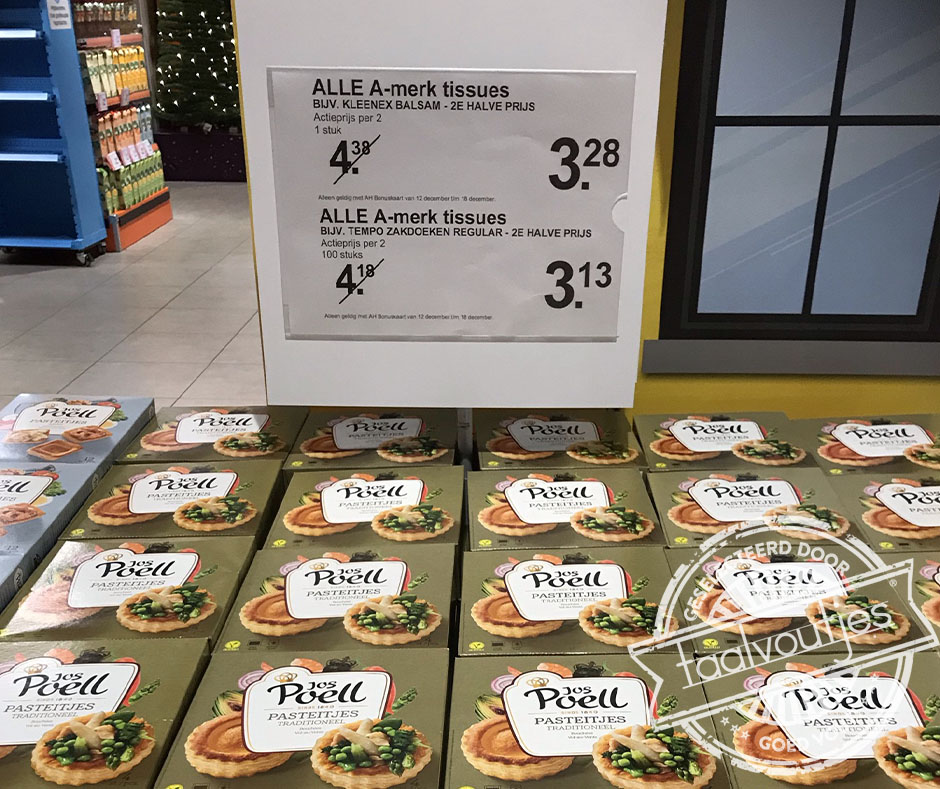 Met versbereide ragout.