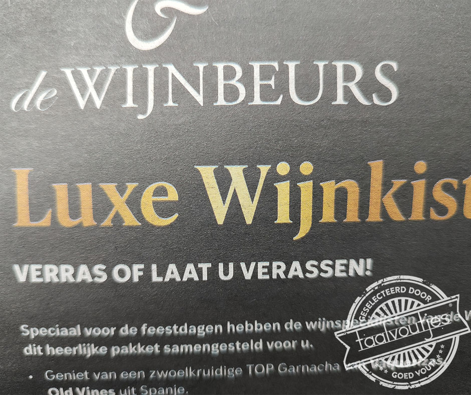 Laat je niet kisten.