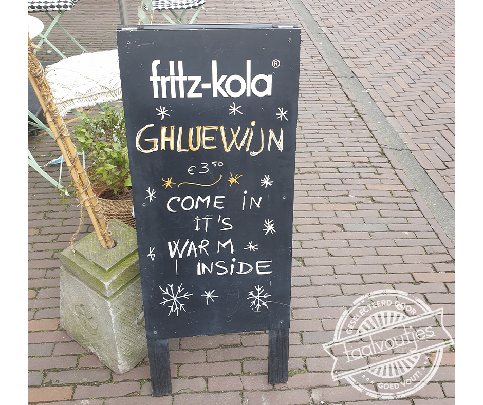 Lekker blijven plakken.