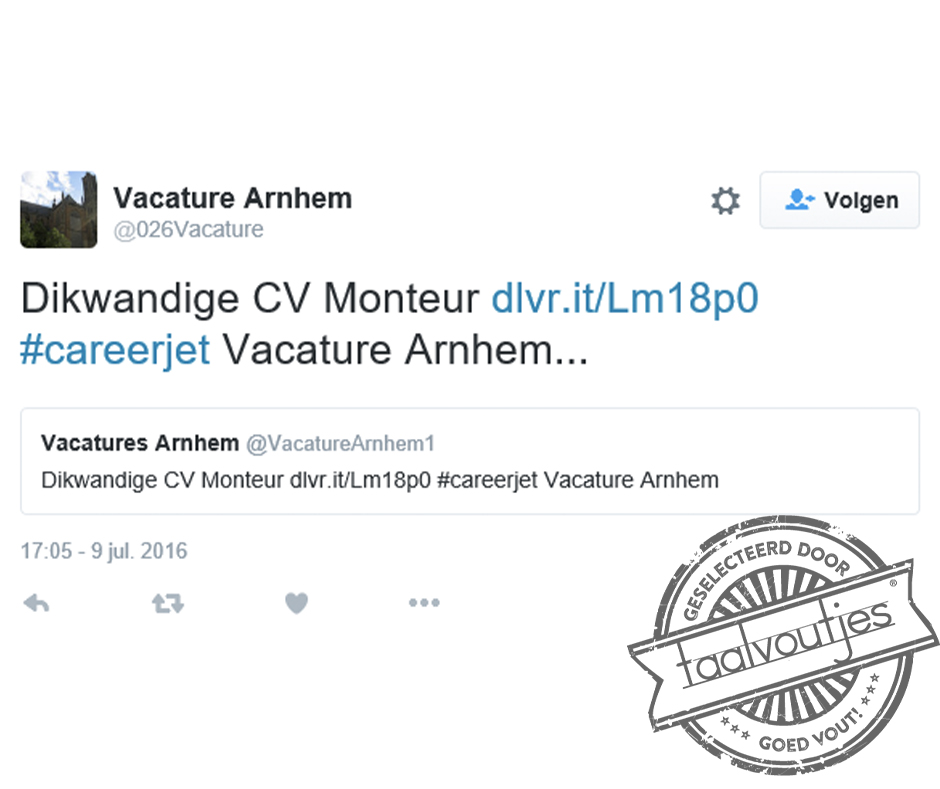 Wat je zegt, ben je zelf.