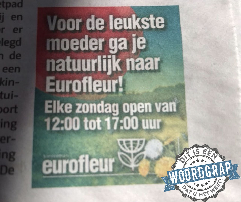 Van ruilen komt huilen.