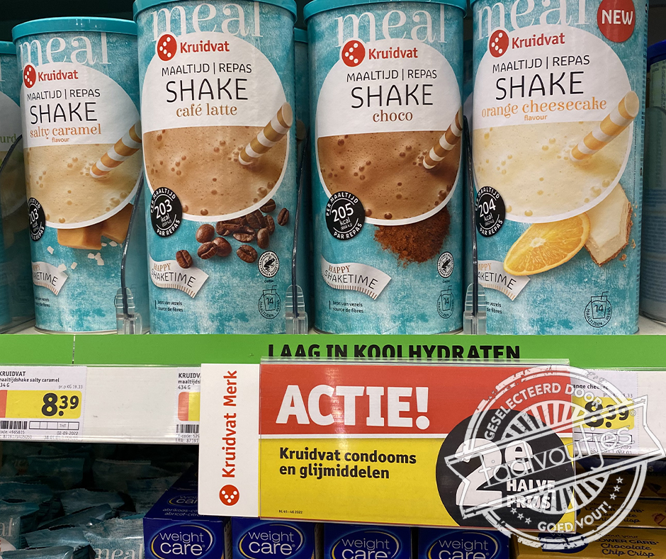 Niet schudden na gebruik.