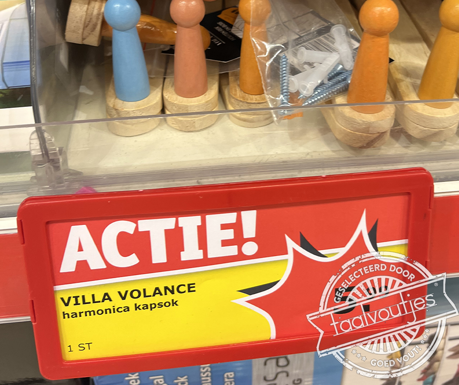 Een stok achter de deur.