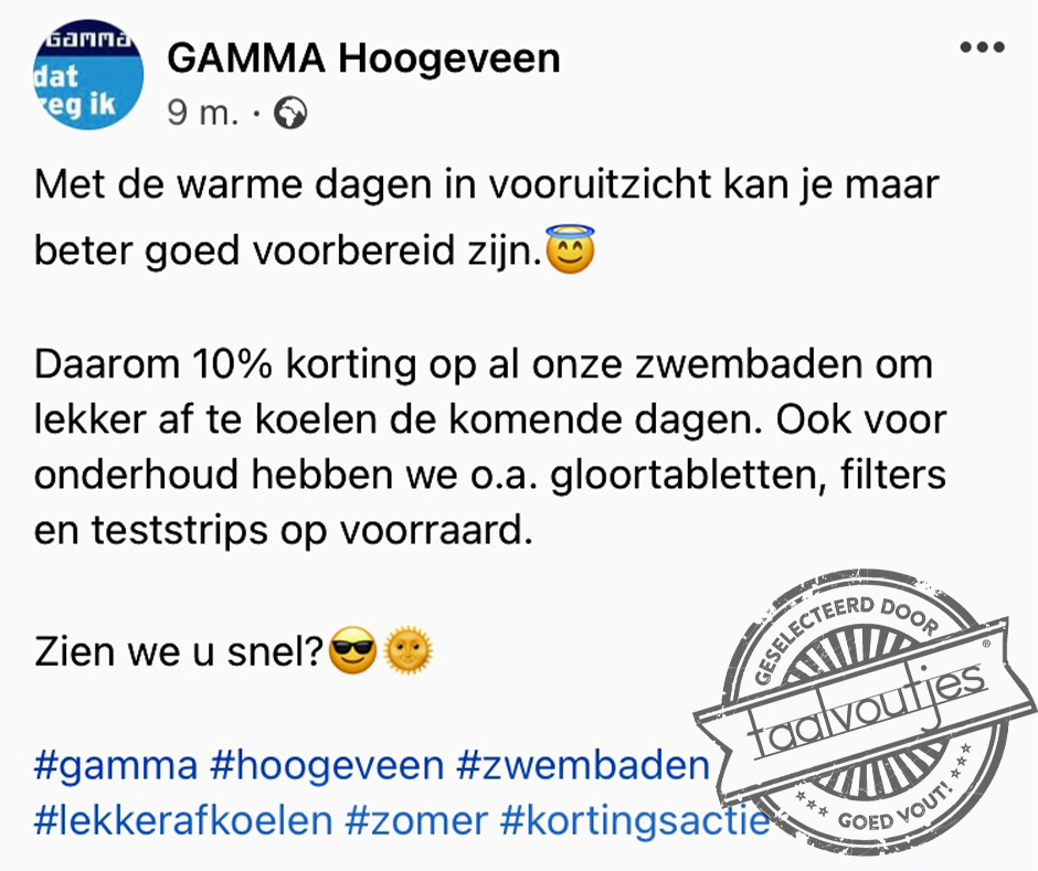 Een choede voorbereiding ...