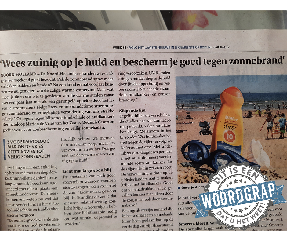 Je kunt 'm maar beter smeren.