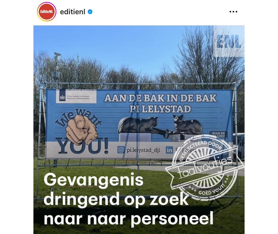 Slecht karakter is een pre.