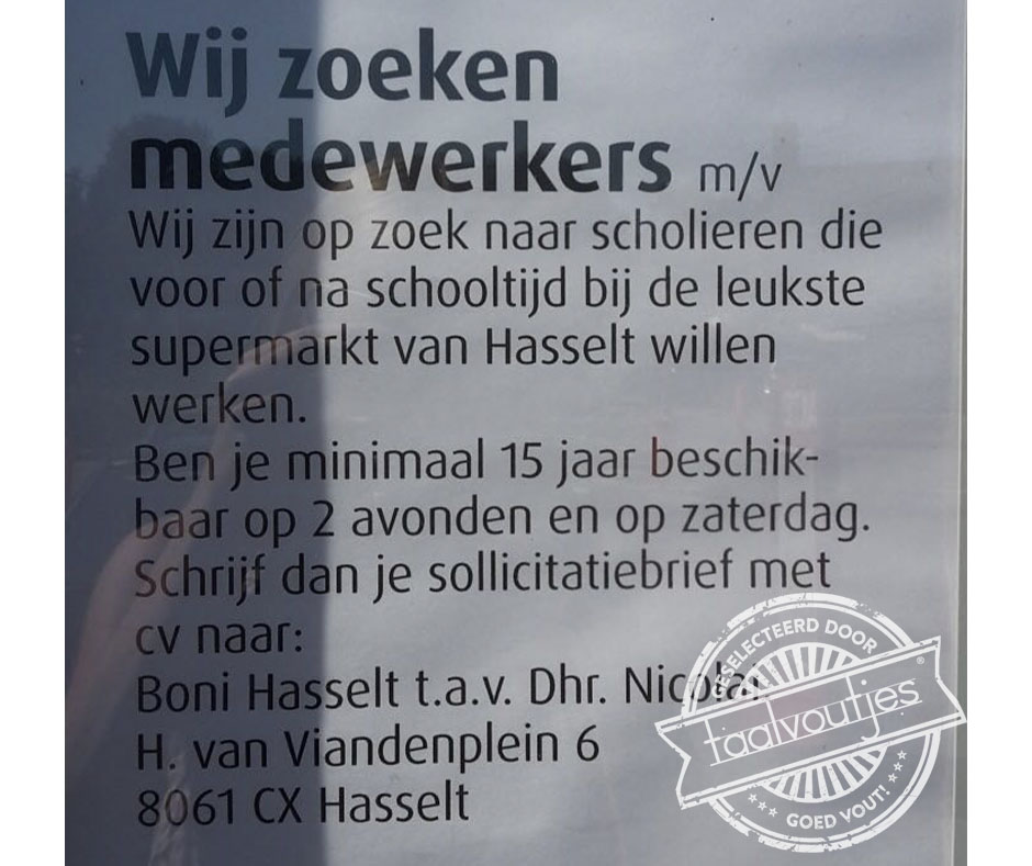 Sorry, zo lang wil ik me niet vastleggen.