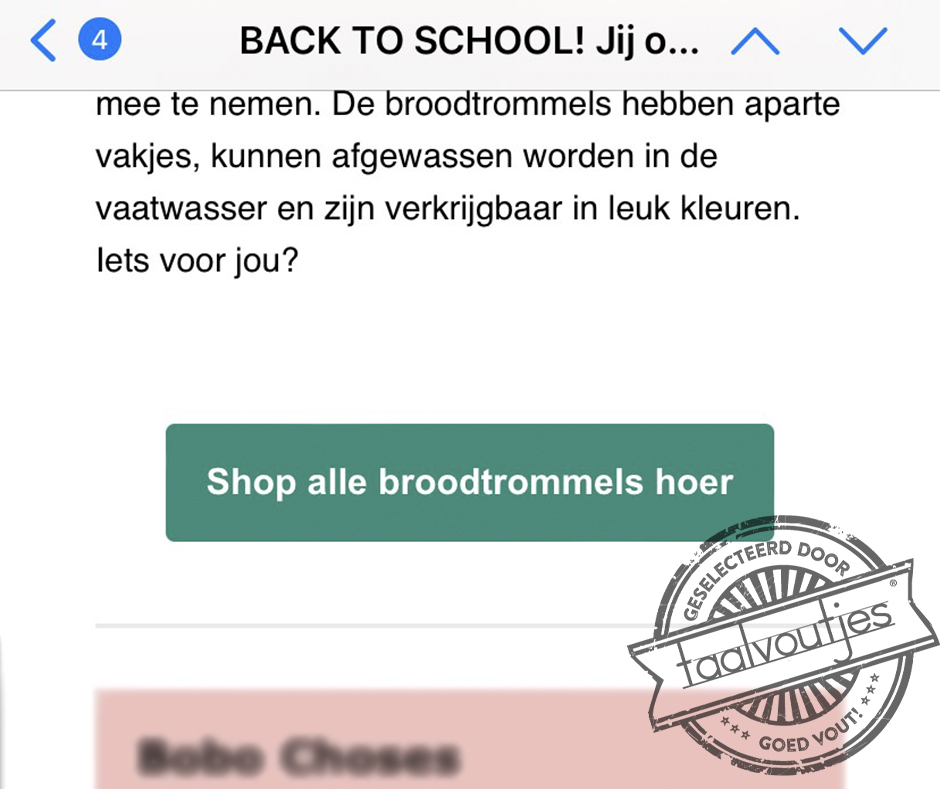 Die hebben agressieve marketing iets te letterlijk genomen.