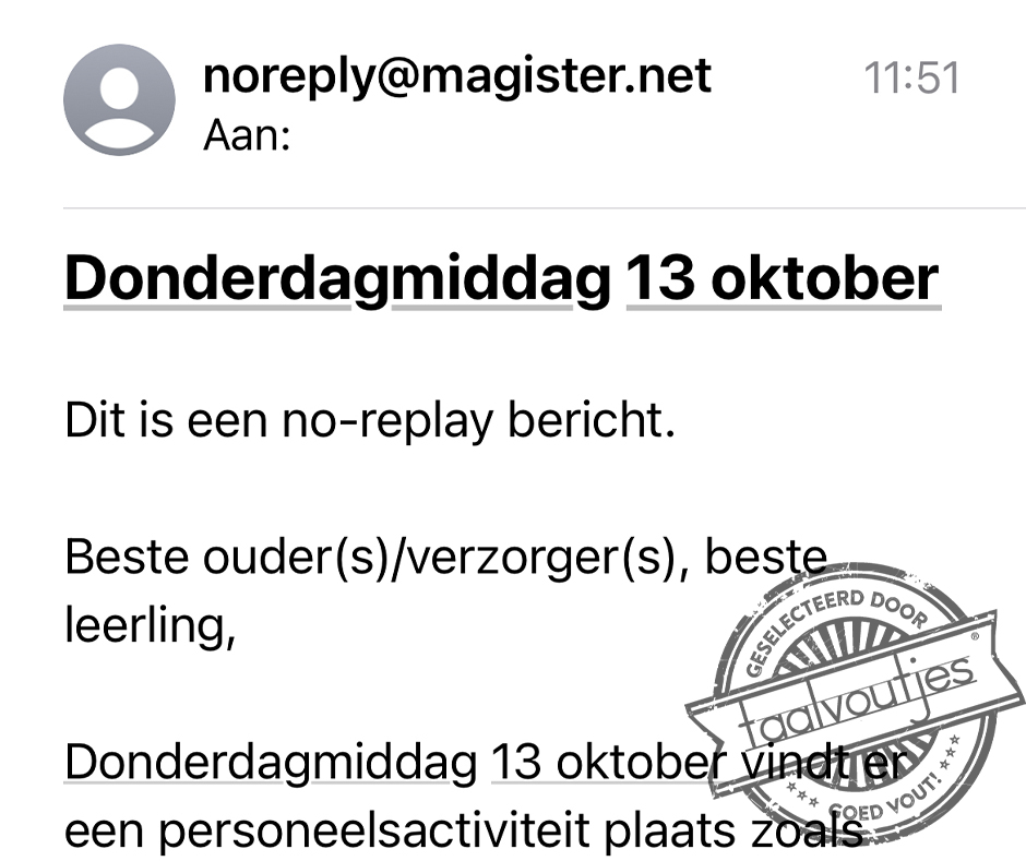 De kracht van niet herhalen.
