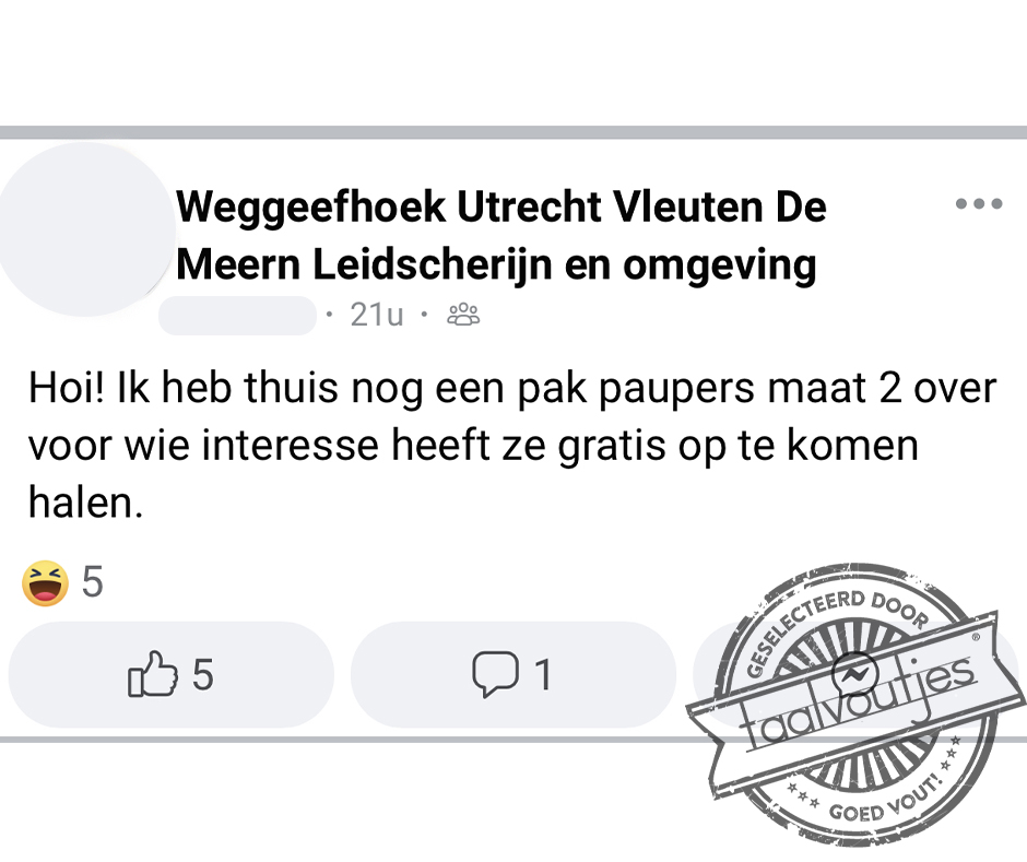 Die raak je aan de straatstenen niet kwijt.