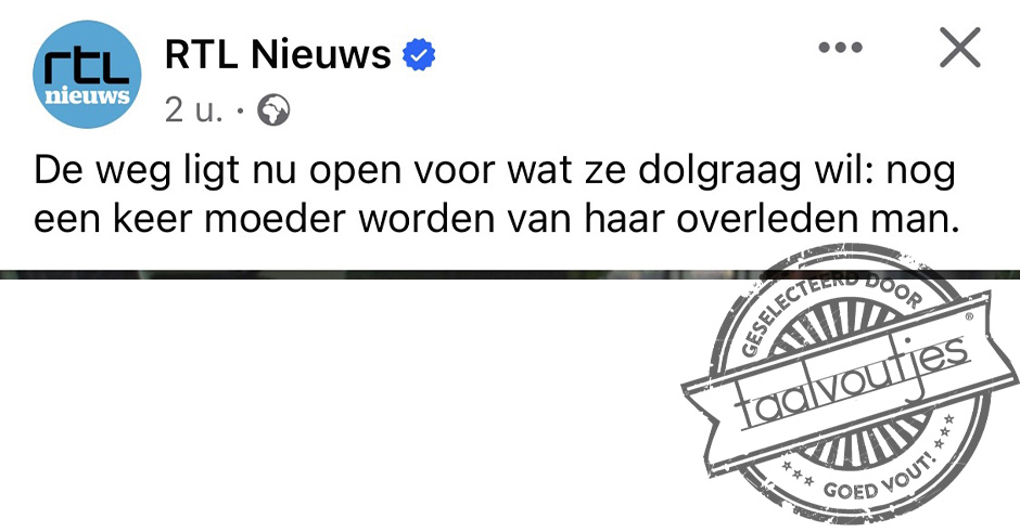 "Over mijn lijk!"
