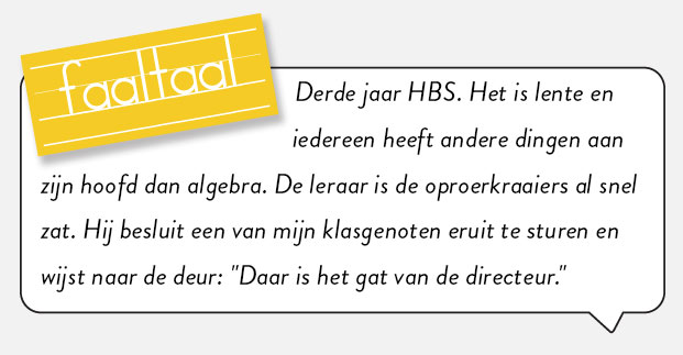 Gat van de directeur