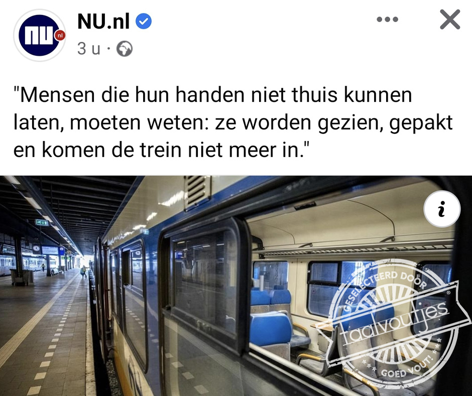 Lekker rustig.