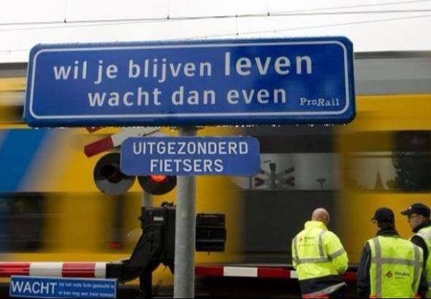 Ach ja, die fietsers zijn ook geen knip voor de neus waard