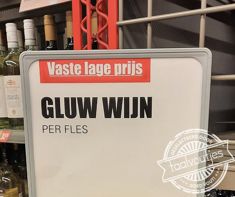 Die had al een glaasje op.